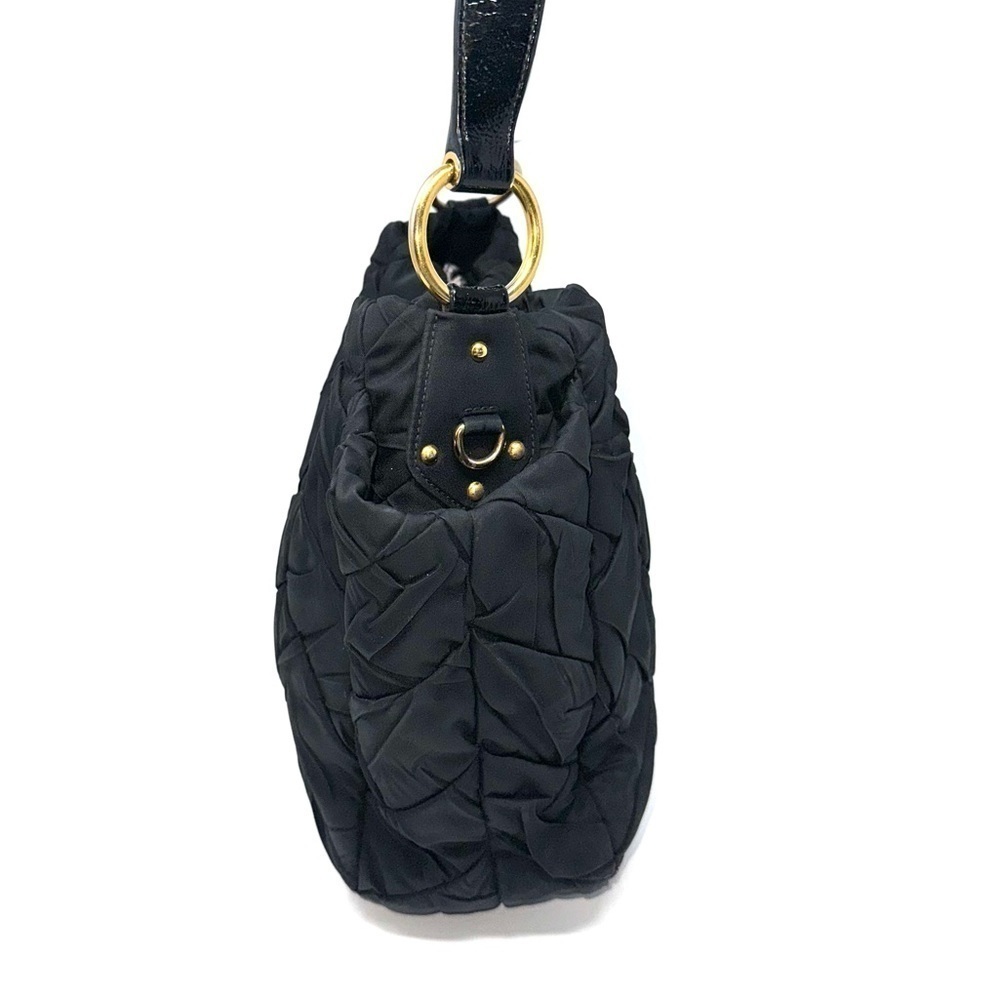 Prada Black Nylon Gaufre Quilted Tessuto Shoulder Bag - Picture 3 of 13